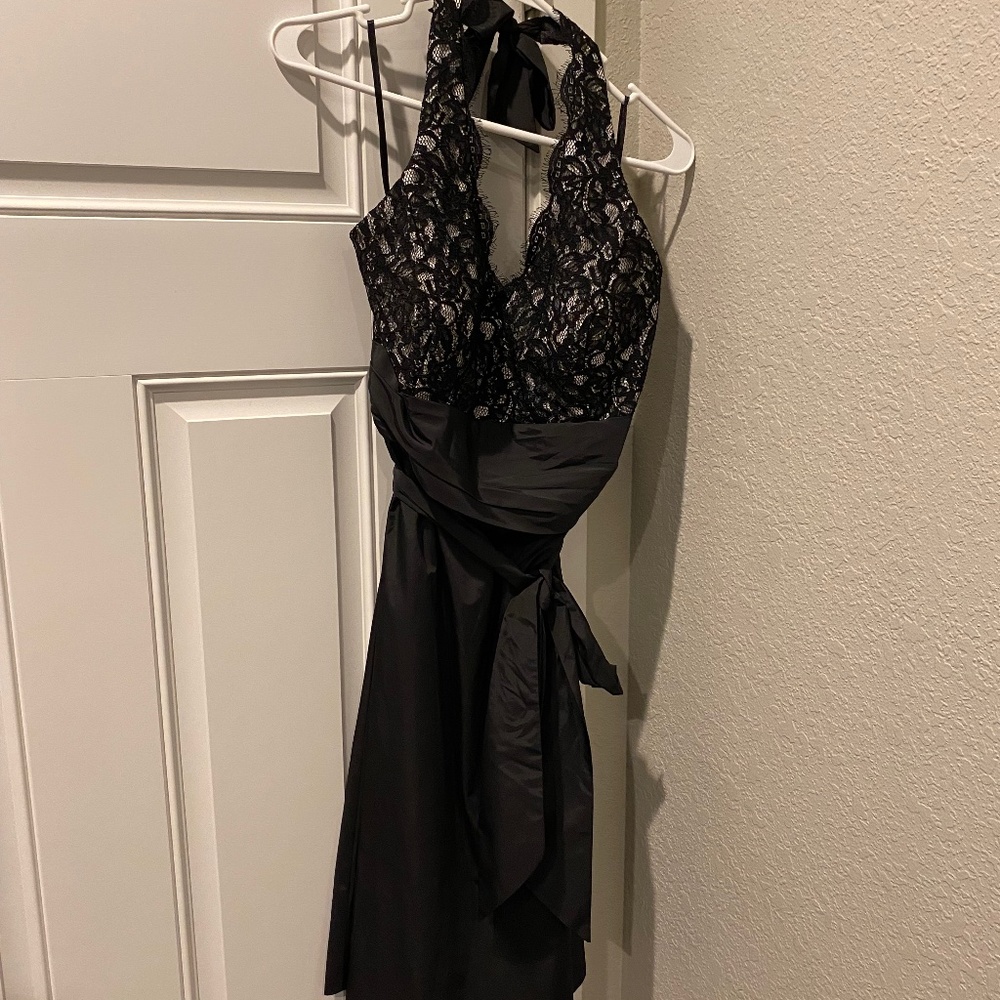 NWT WHBM  lace halter dress